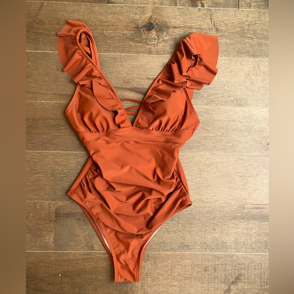 NWT Burnt Orange one piece